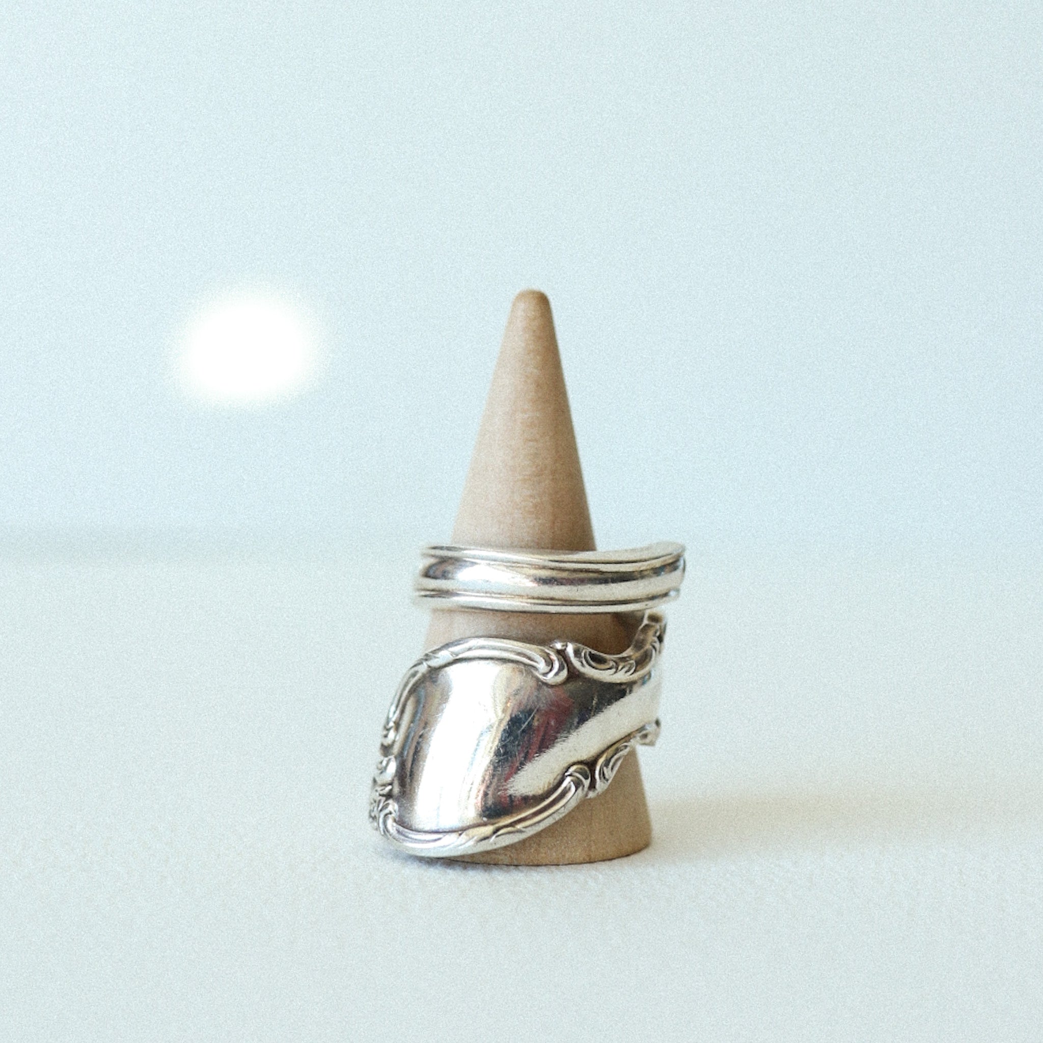 (8.5) Silver Spoon Ring