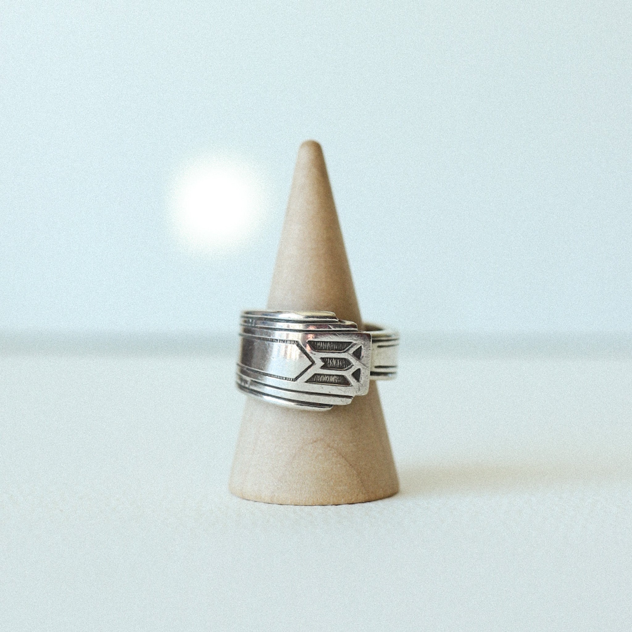 (7.25) Silver Spoon Ring