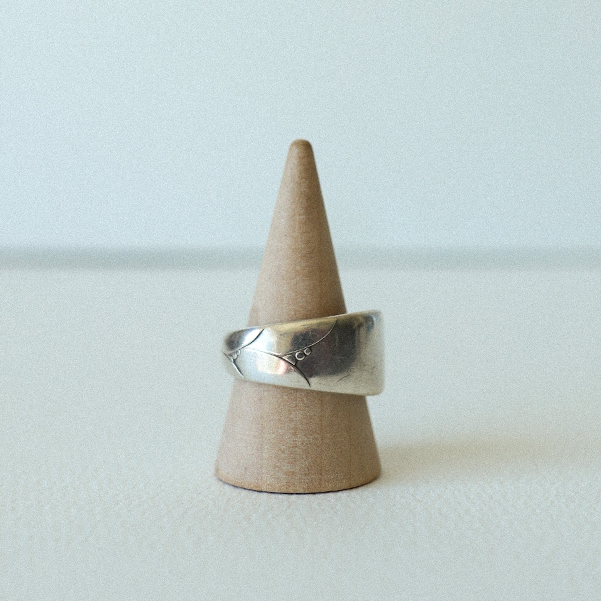 (7.25) Silver Spoon Ring