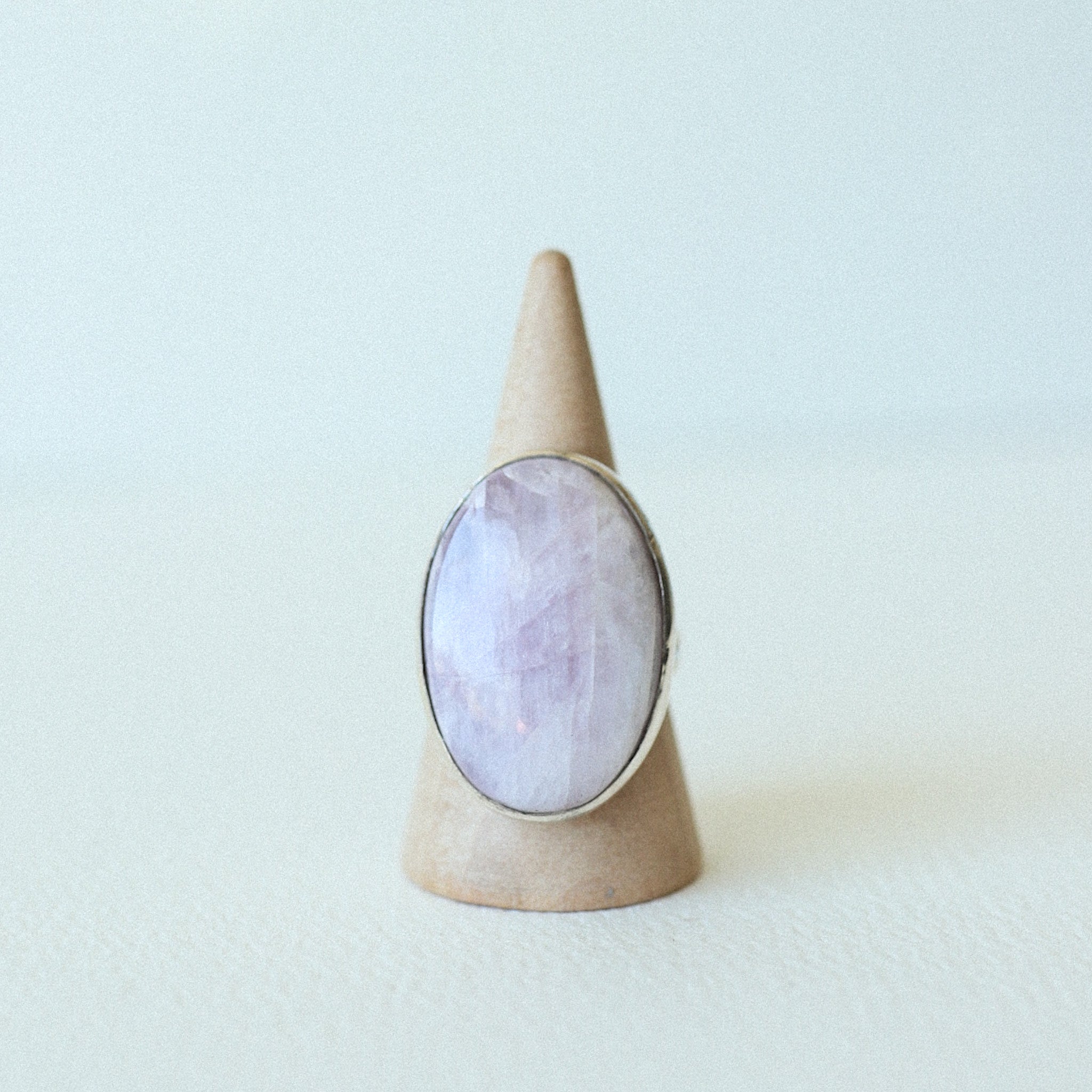 (8) Silver Kunzite Ring