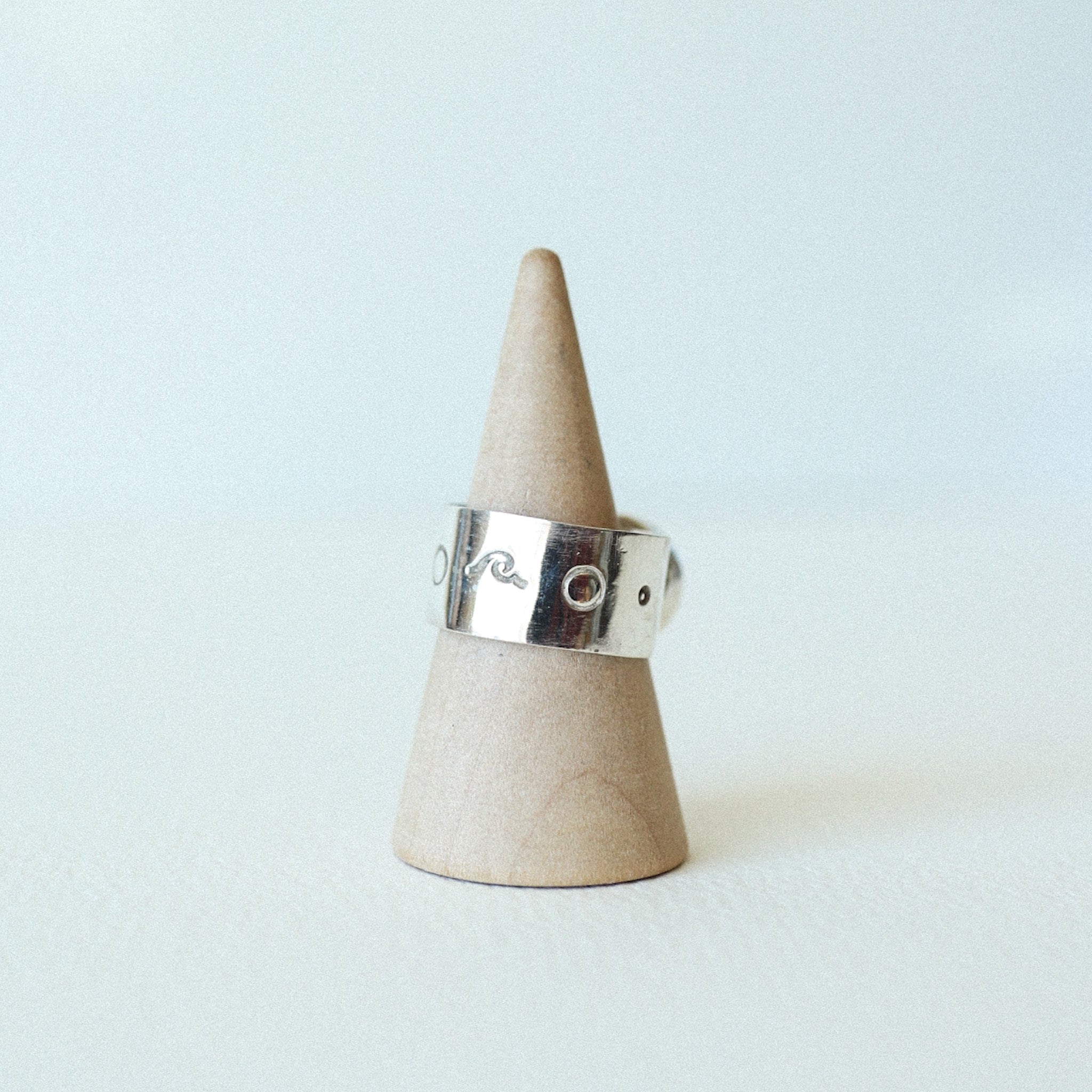(5.25) Silver Citrine Ring