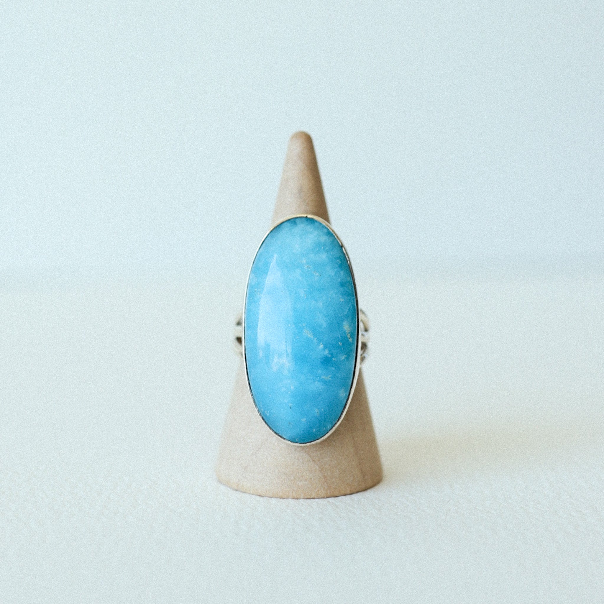 (7) Silver Hemimorphite Ring