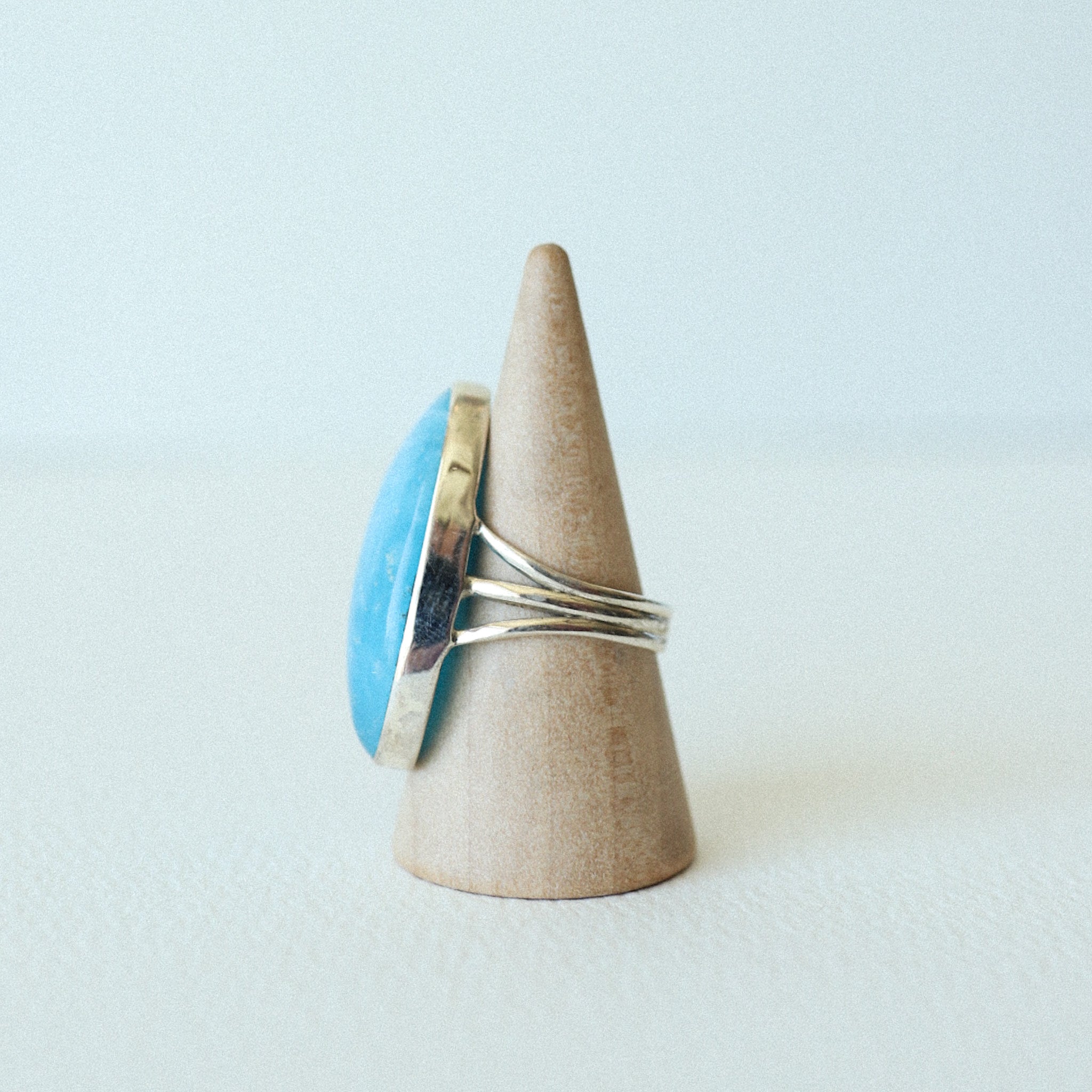 (7) Silver Hemimorphite Ring