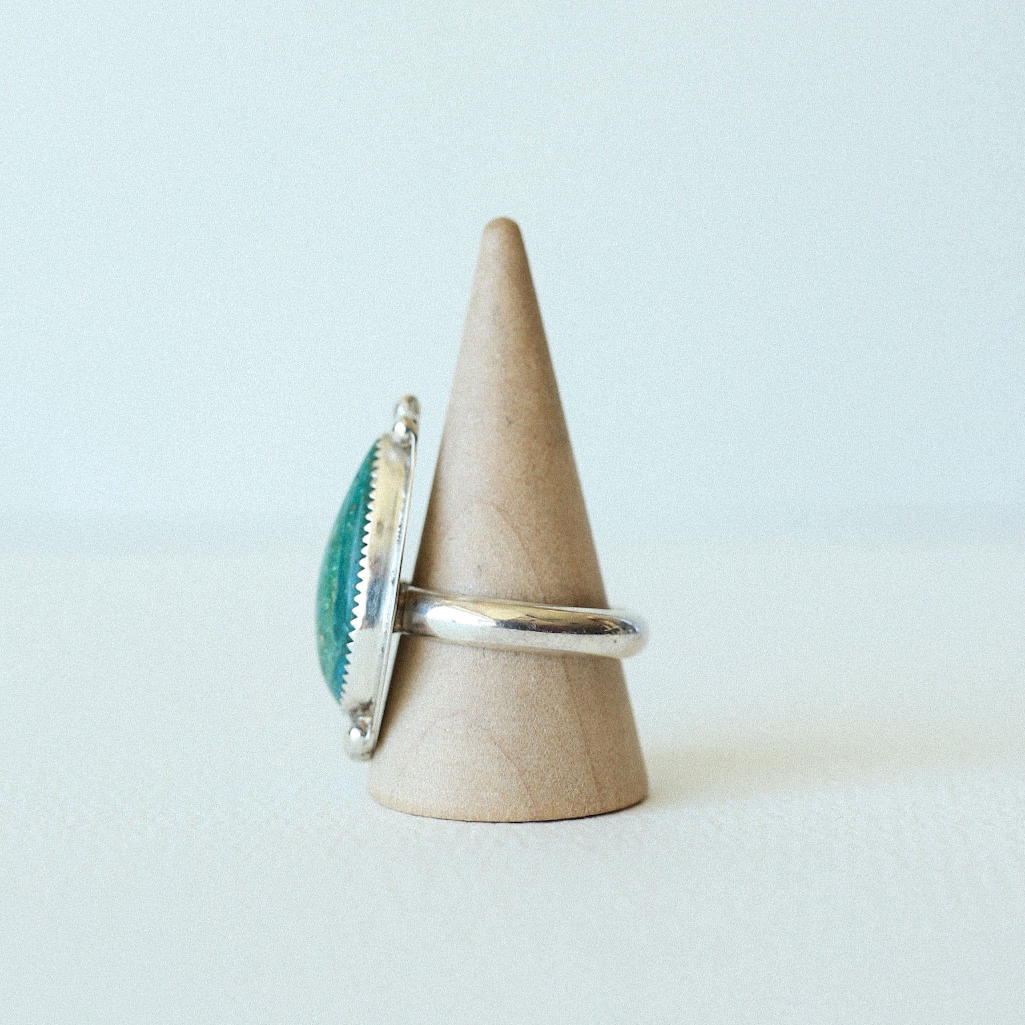 (9.25) Silver Chrysocolla Ring