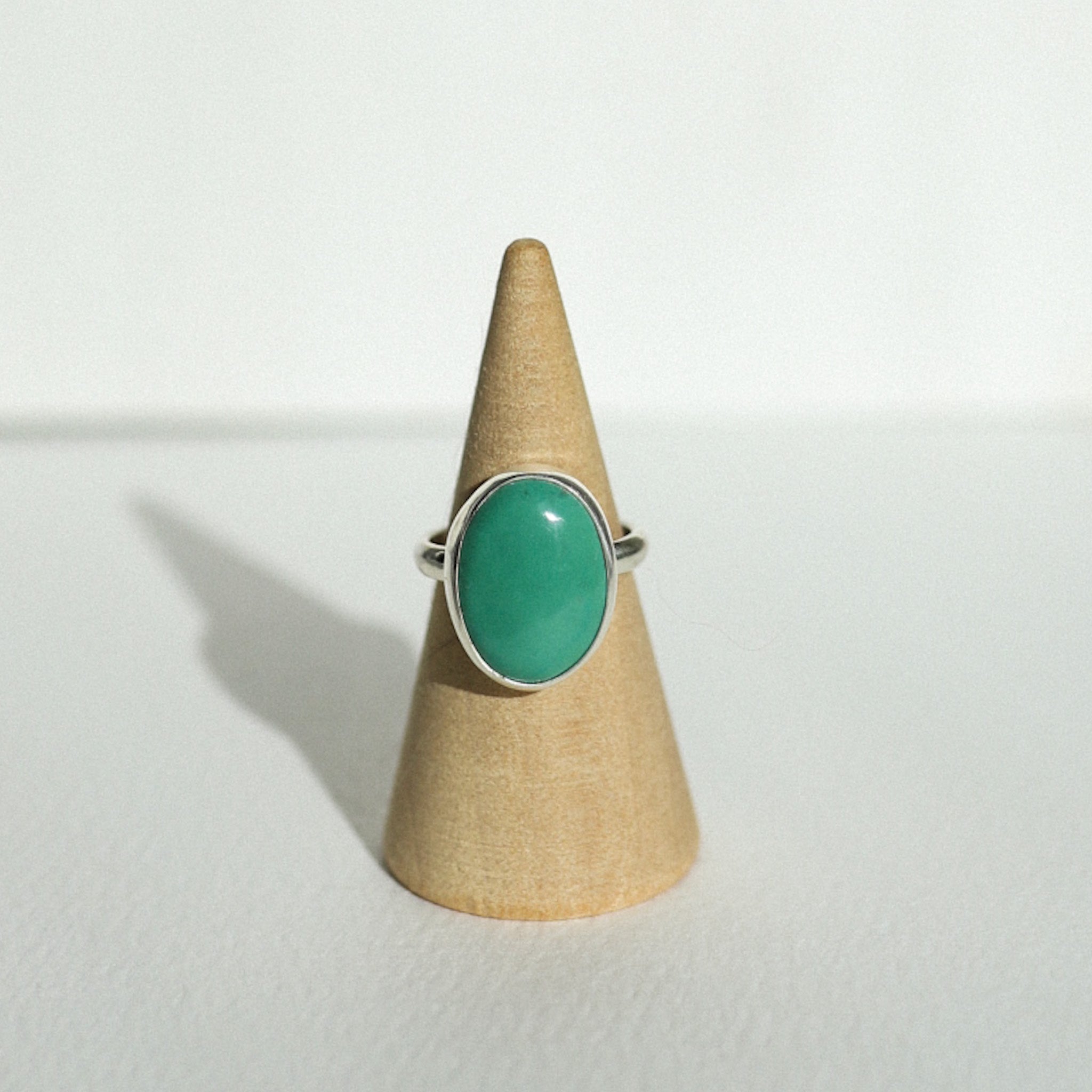 (4) Silver Turquoise Ring