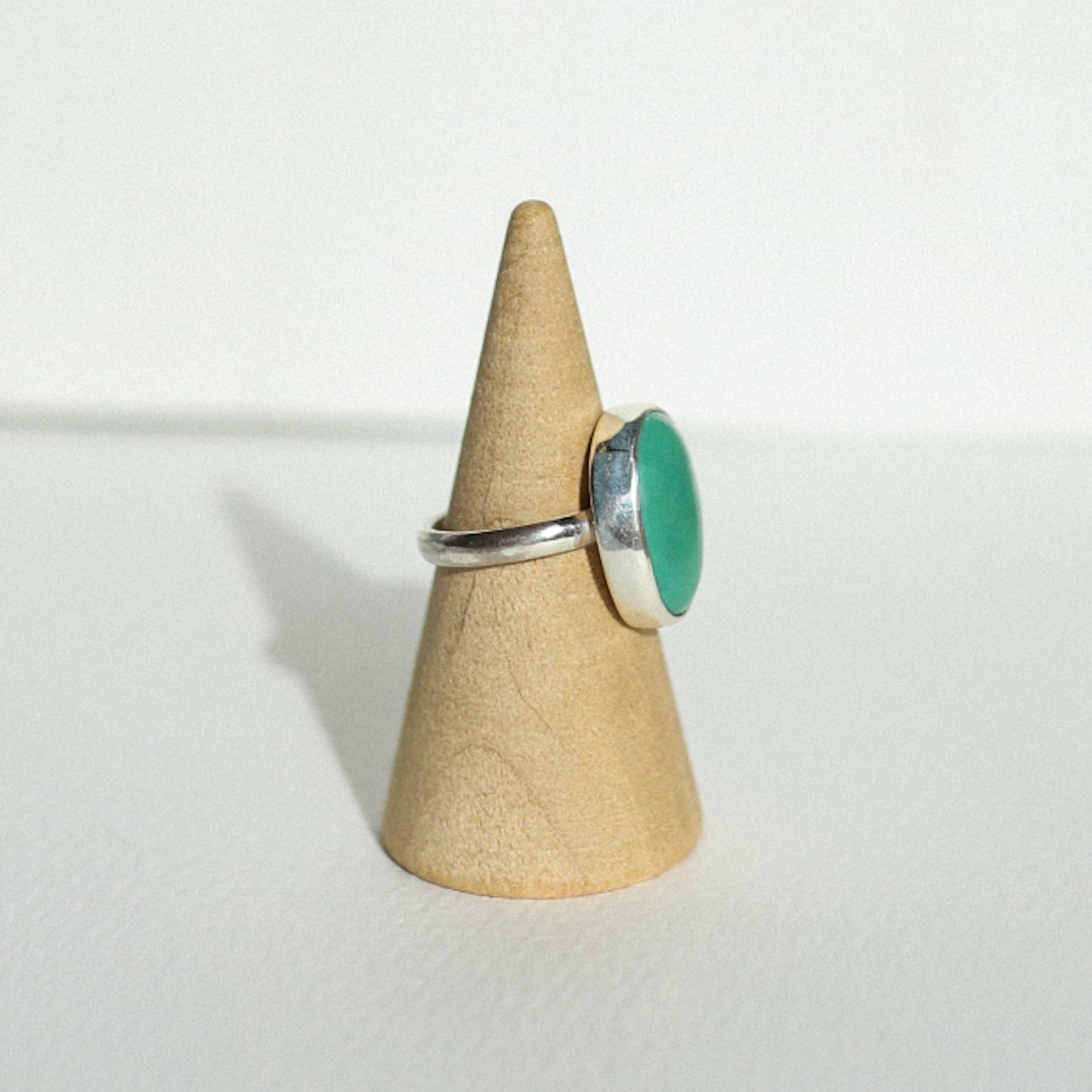 (4) Silver Turquoise Ring