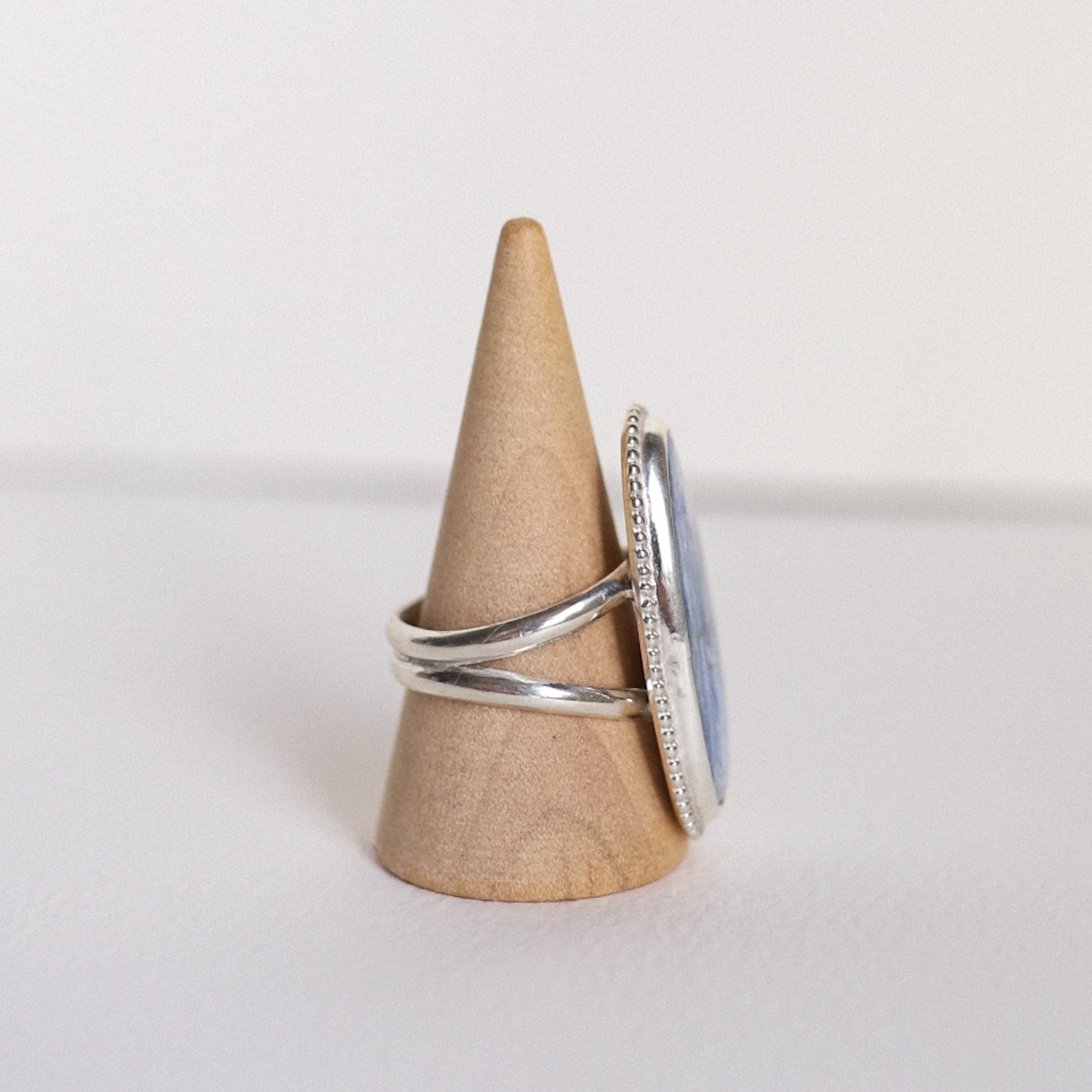 (9) Silver Kyanite Ring
