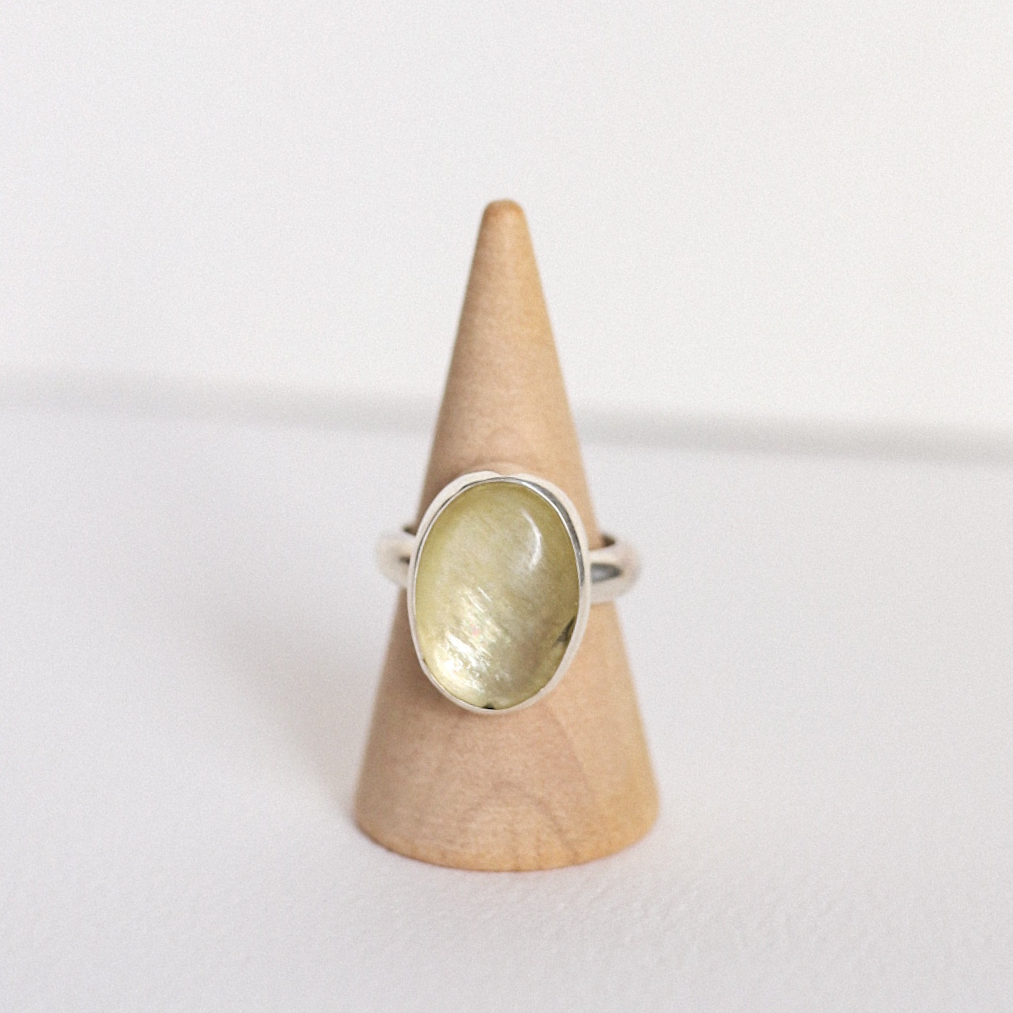 (6.25) Silver Lepidolite Ring