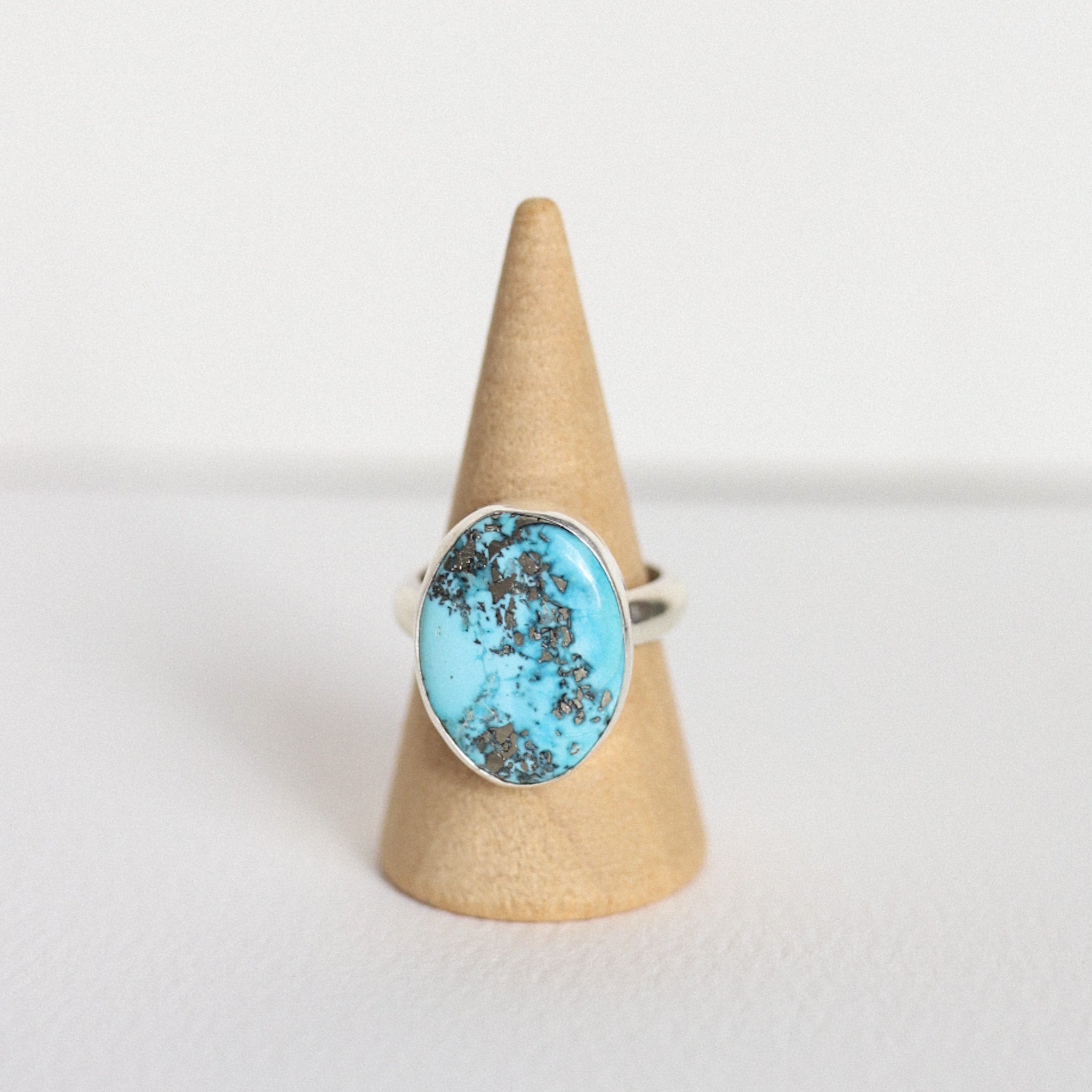 (7) Silver Turquoise Ring