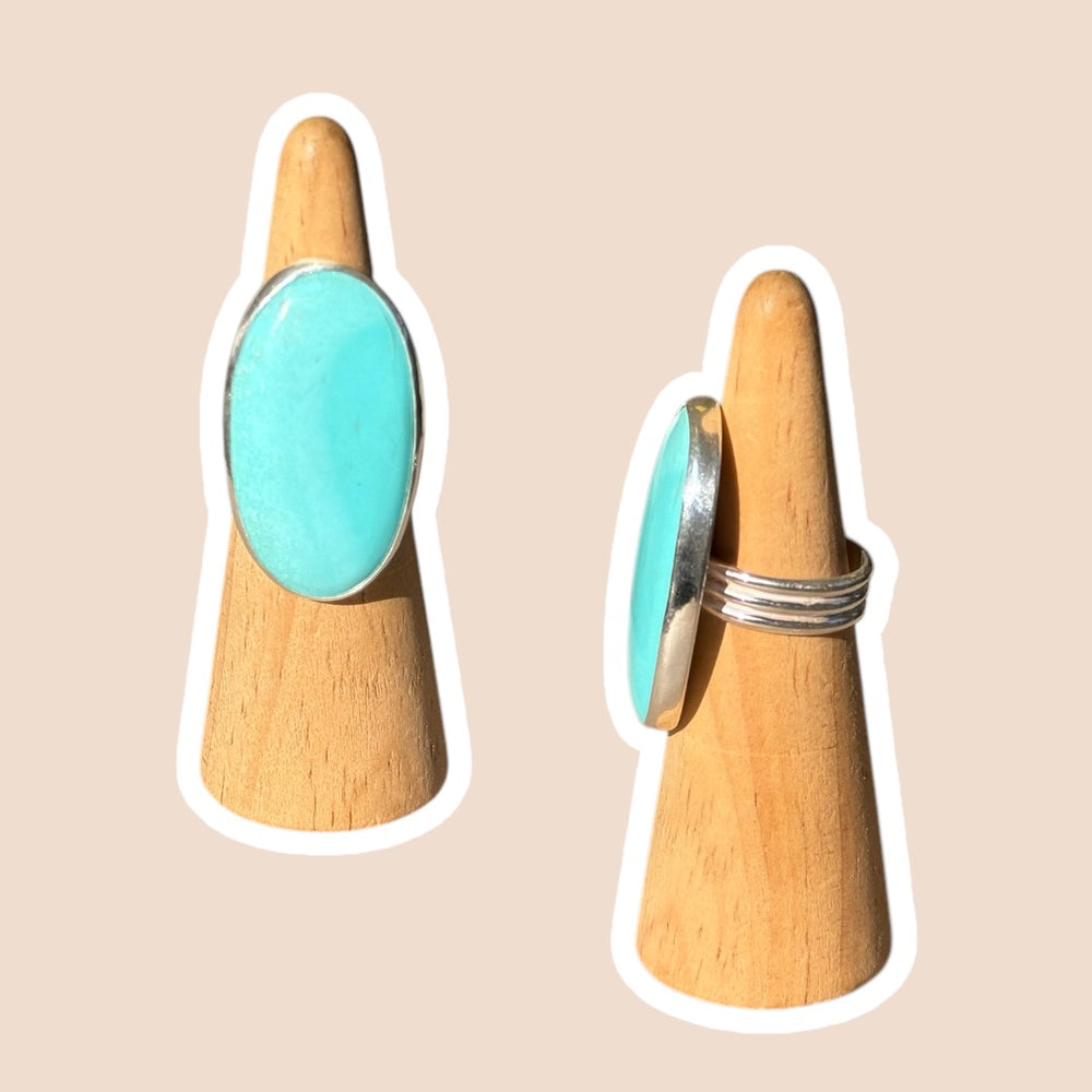 (8) Silver Turquoise Ring