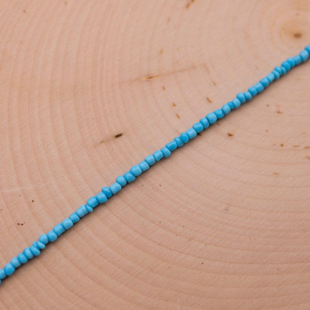 
            
                Load image into Gallery viewer, Light Blue Beaded Choker
            
        