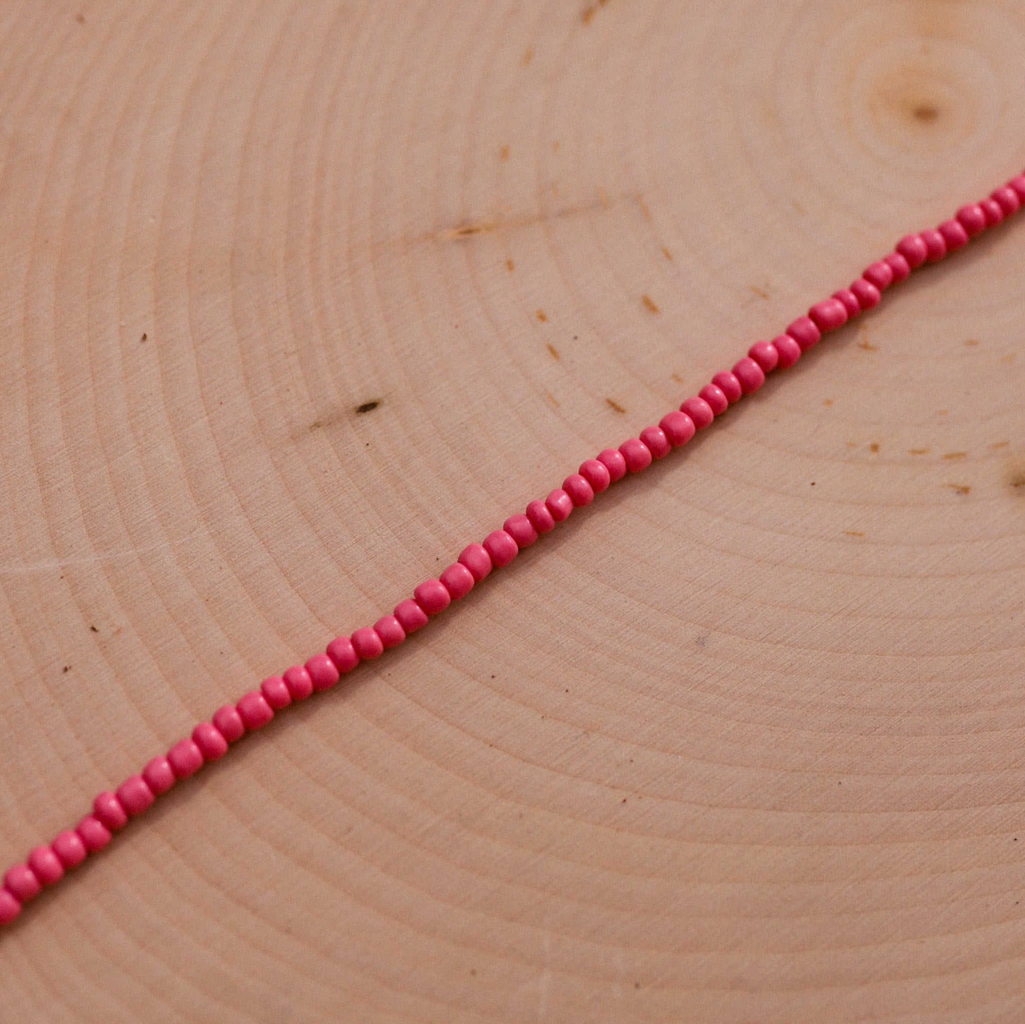Pink Beaded Choker