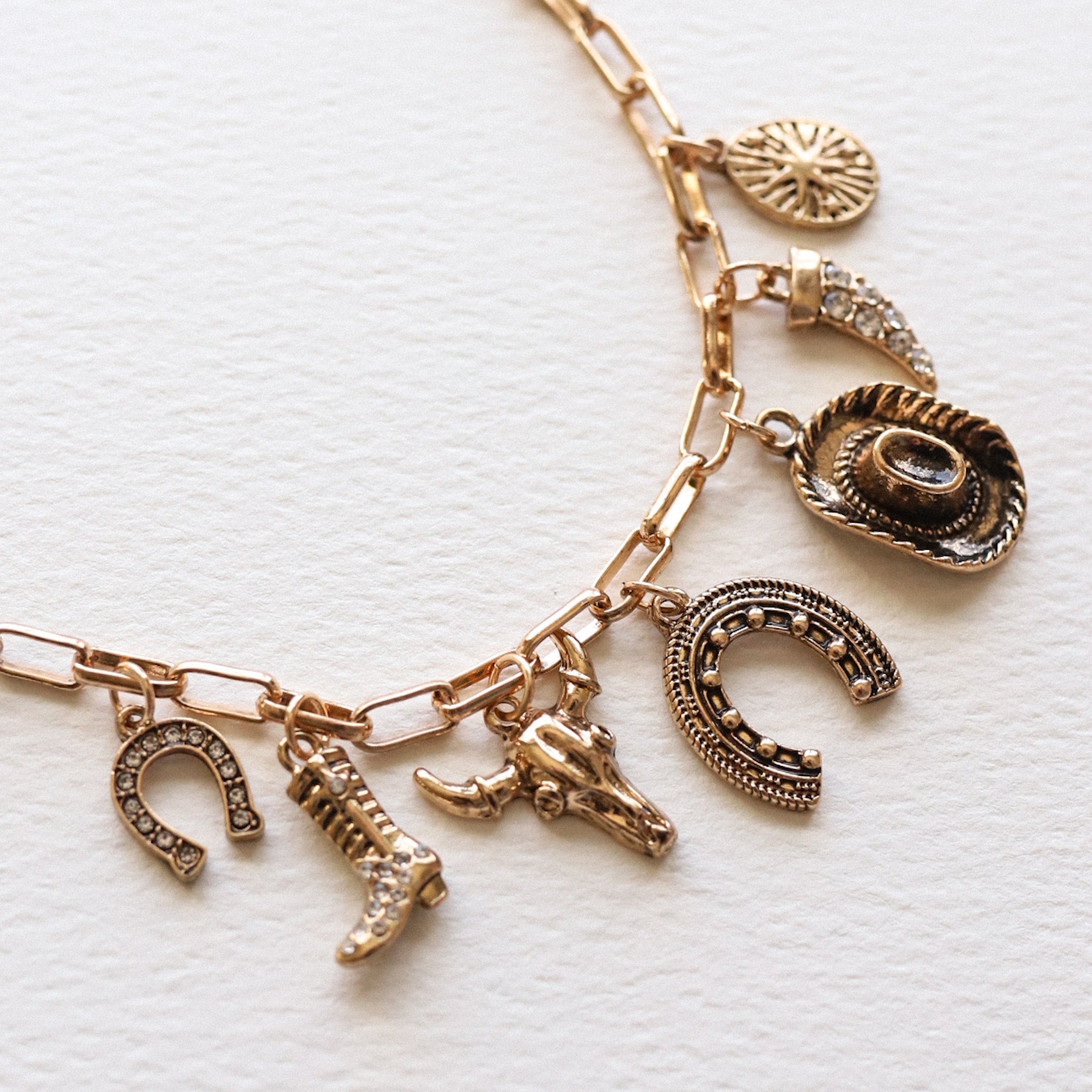 Cowboy Charm Necklace