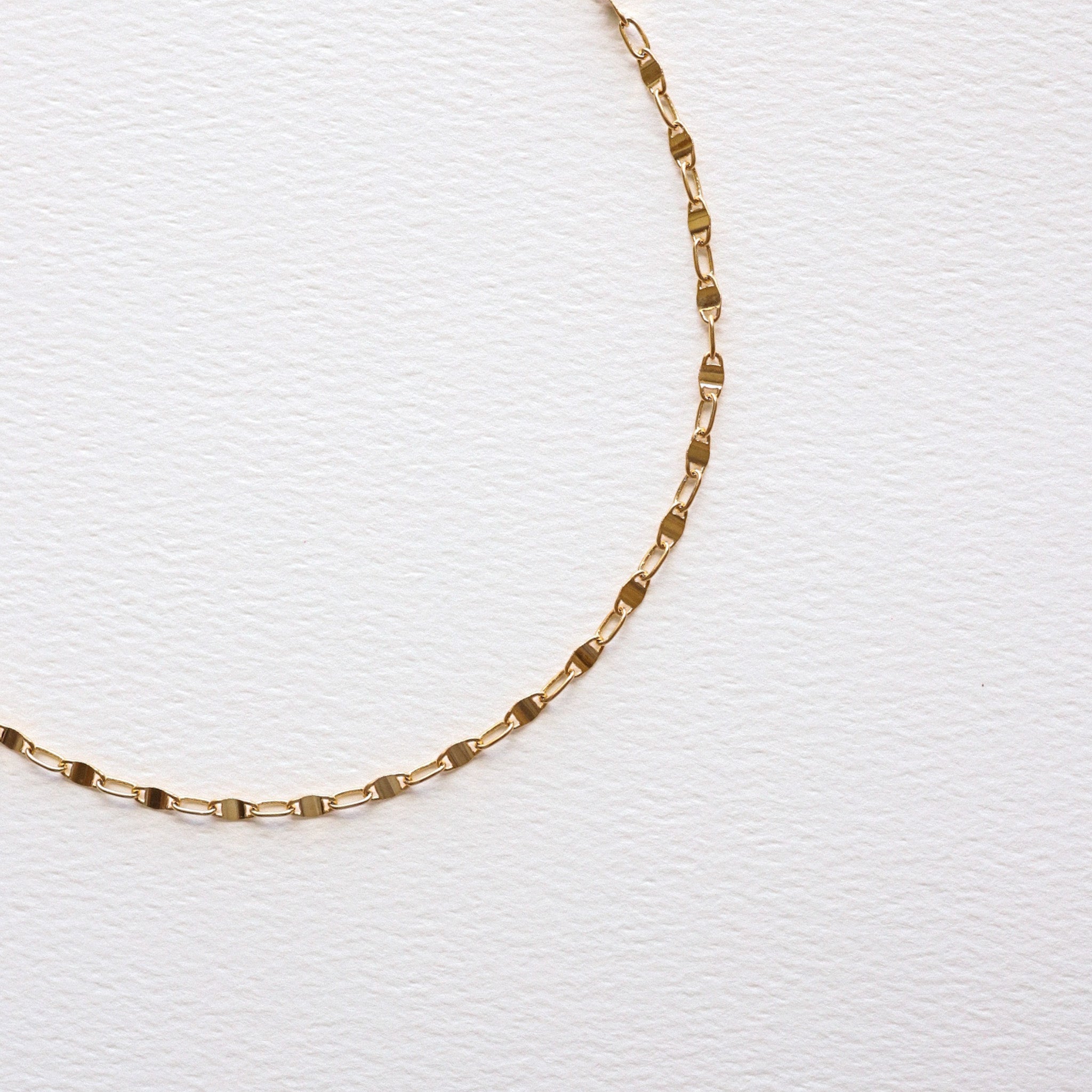 Dainty Anchor Chain Necklace