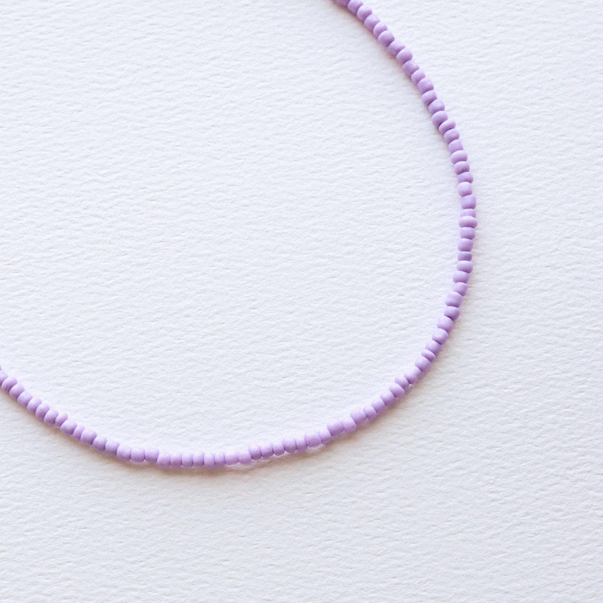 Purple Beaded Choker