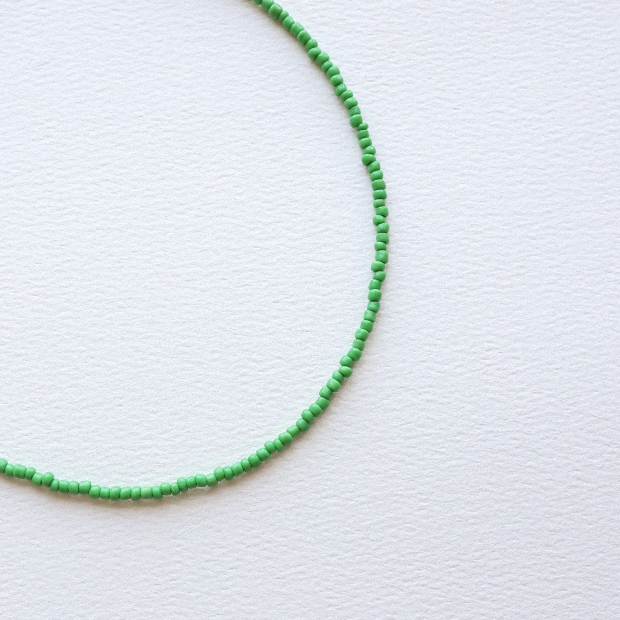 Green Beaded Choker