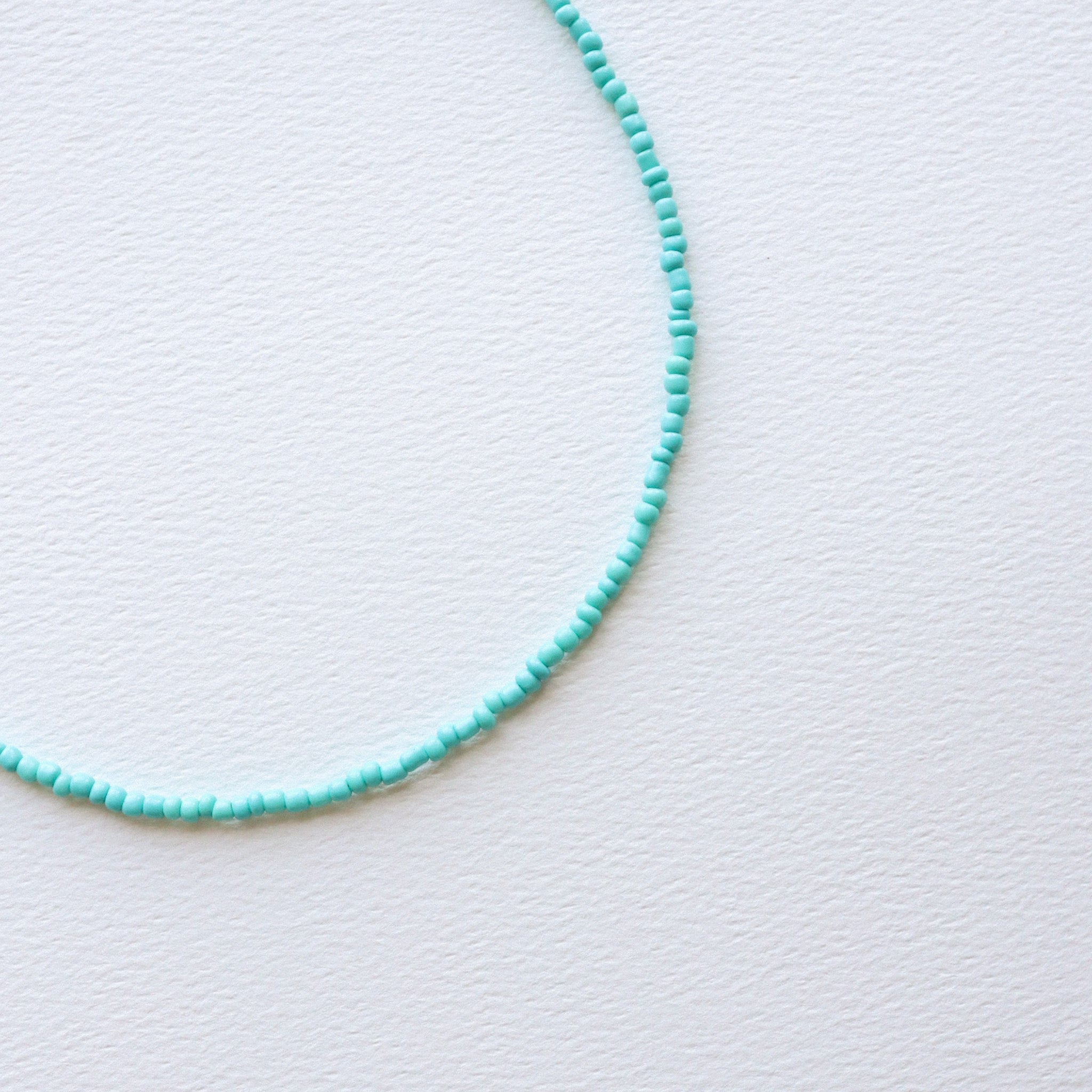 Teal Beaded Choker