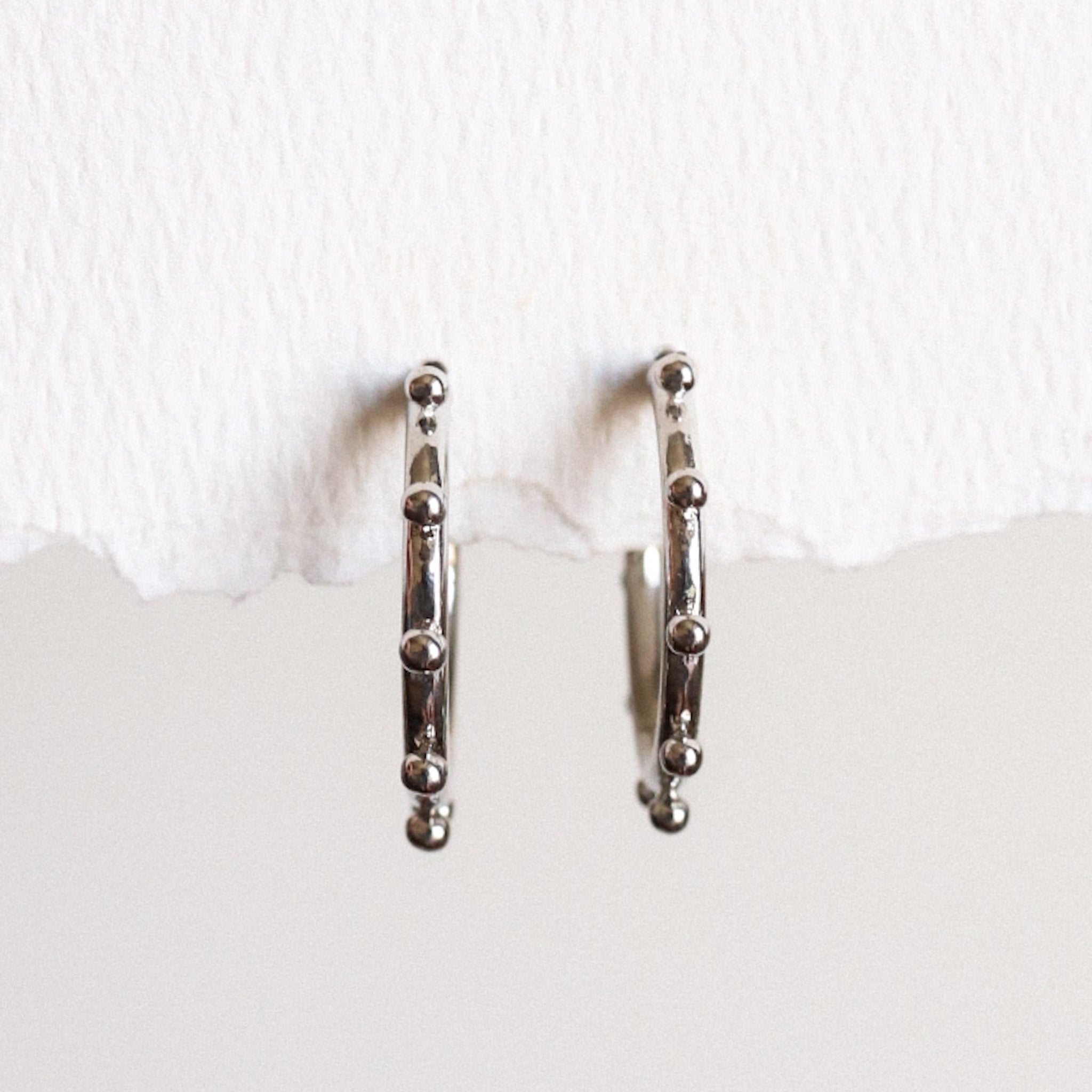 Studded Hoop Earrings
