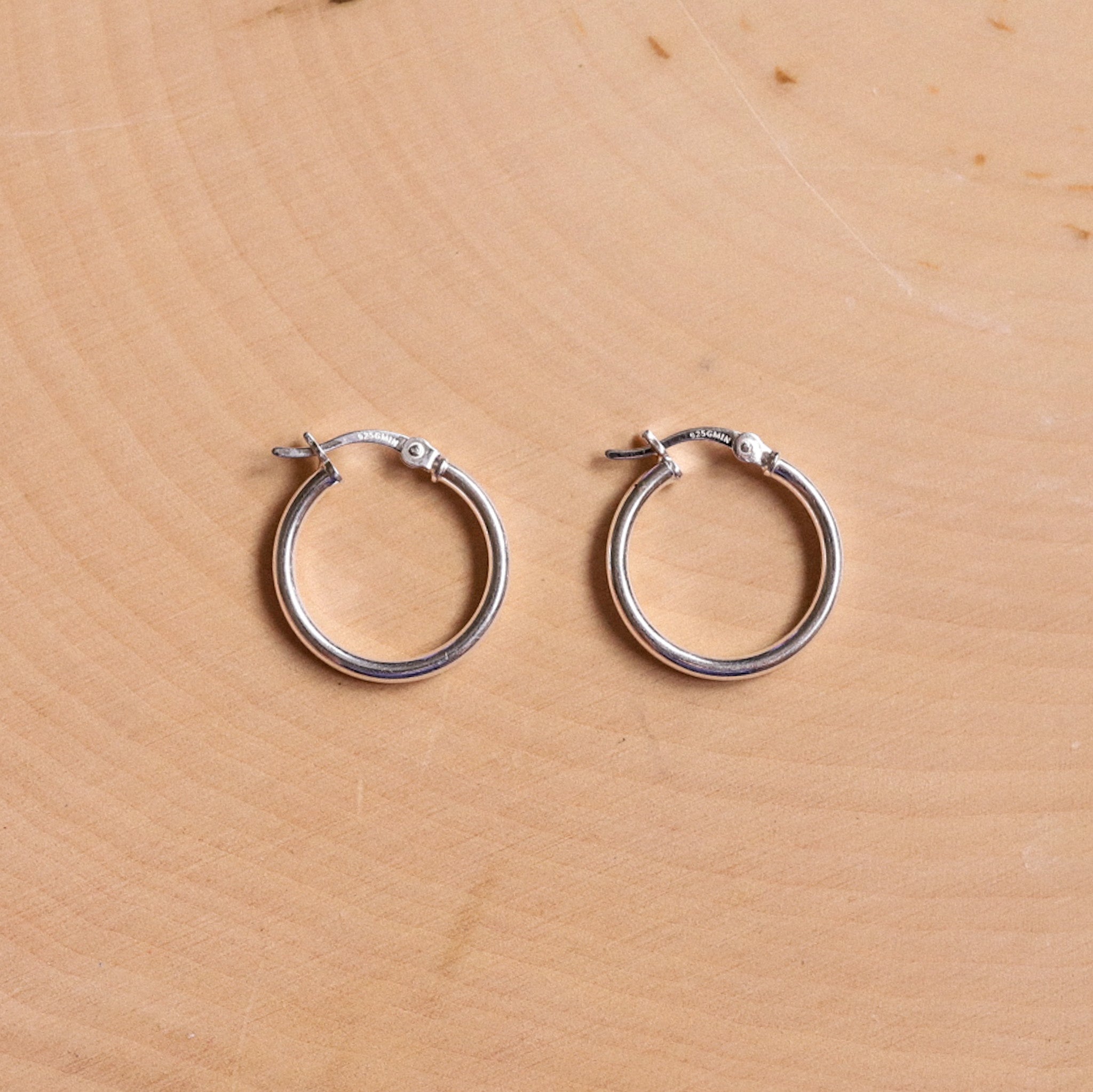 20mm Sterling Silver Hoops