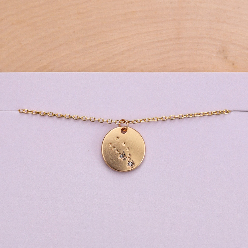 
            
                Load image into Gallery viewer, The Zodiac Collection - Taurus Necklace Gold
            
        