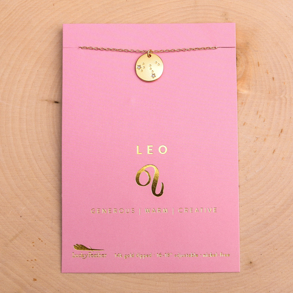 The Zodiac Collection - Leo Necklace Gold