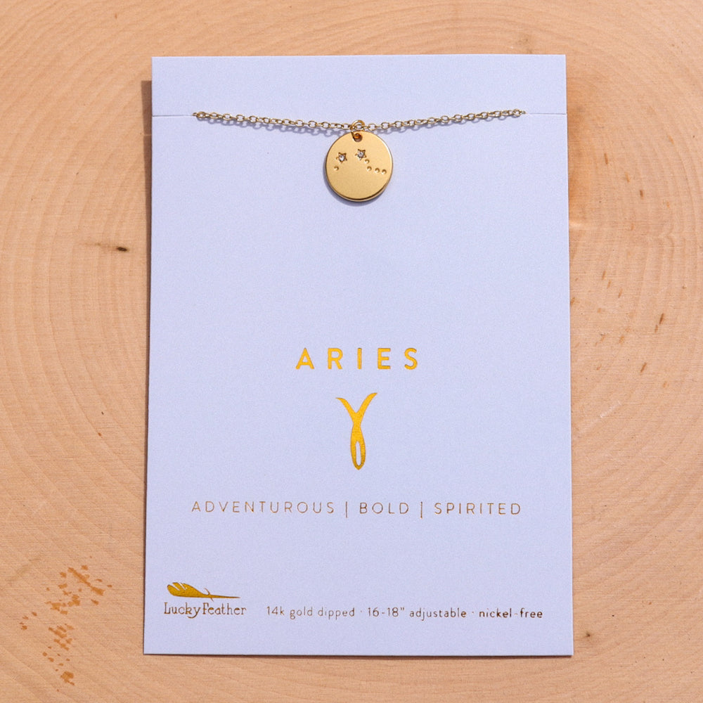 The Zodiac Collection - Aries Necklace Gold