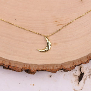 
            
                Load image into Gallery viewer, Gold Moon Necklace
            
        