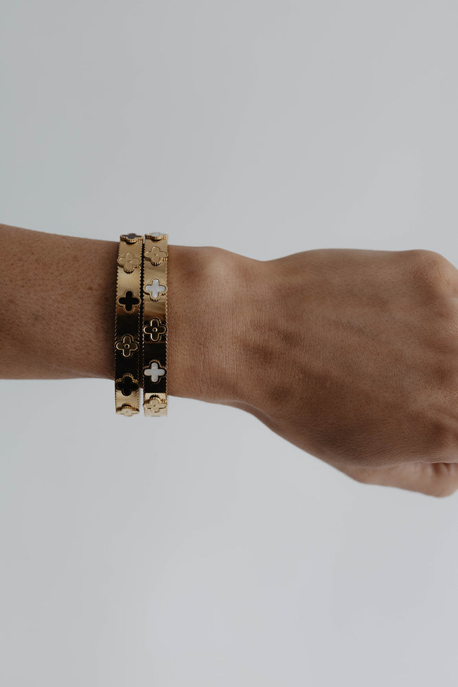 Designer Inspired Gold Bangle