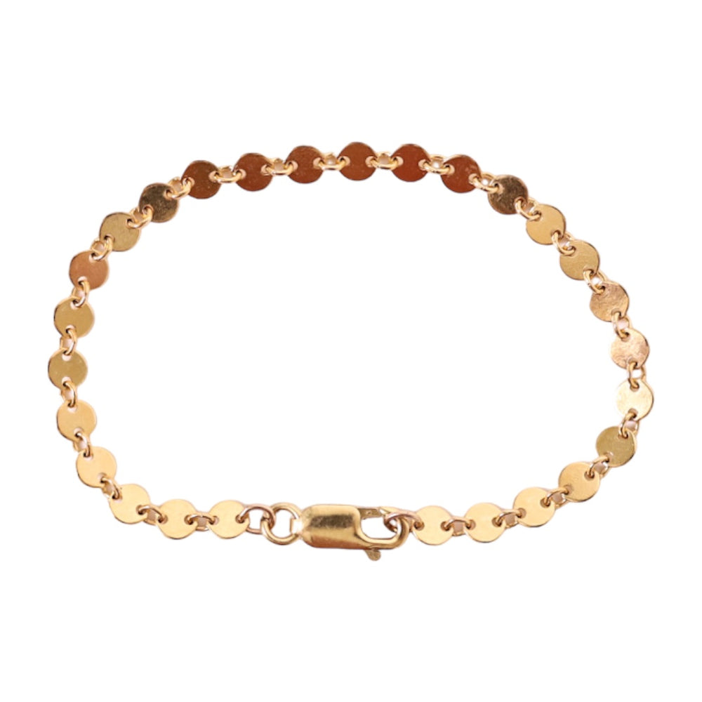Bracelet grosses perles d'argent et grosse médaille - la boutique du  bijou-LBB