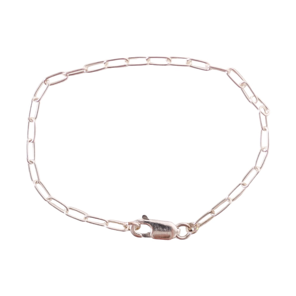 Mini Paperclip Anklet