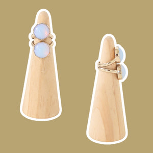 (3.25) Gold Opalite Ring