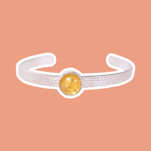 Silver Citrine Bracelet