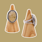 (7.25)Silver Citrine Ring