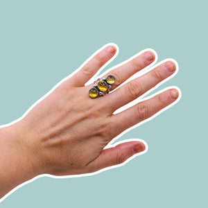 
            
                Load image into Gallery viewer, (6) Silver Citrine Ring
            
        