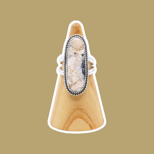 
            
                Load image into Gallery viewer, Silver Buffalo Turquoise Ring
            
        