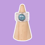 (5) Turquoise Spoon Ring
