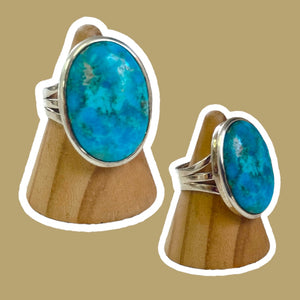 (8) Silver Turquoise Ring