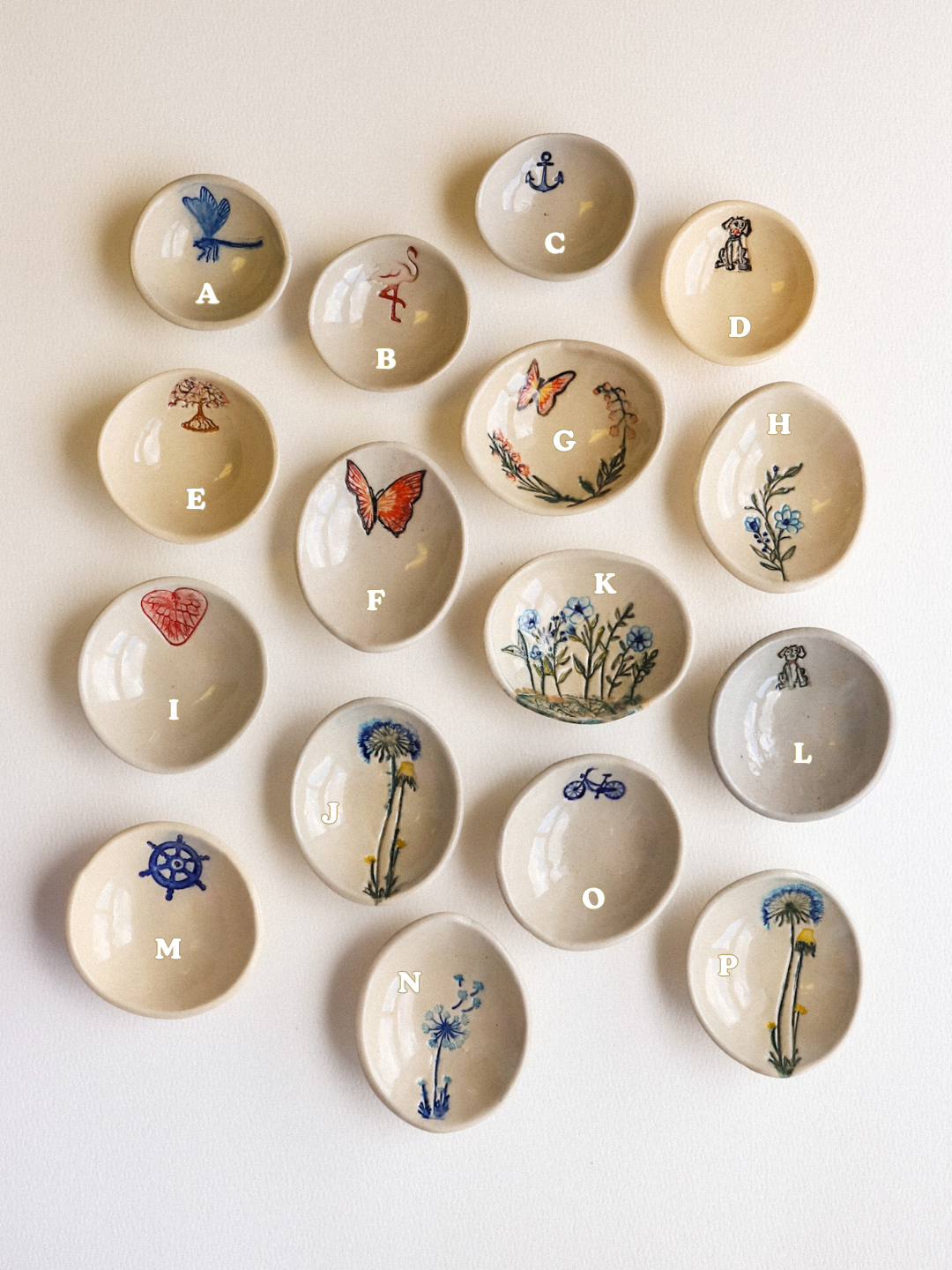 Handmade Ceramic Ring Dishes — Sourced from Spain