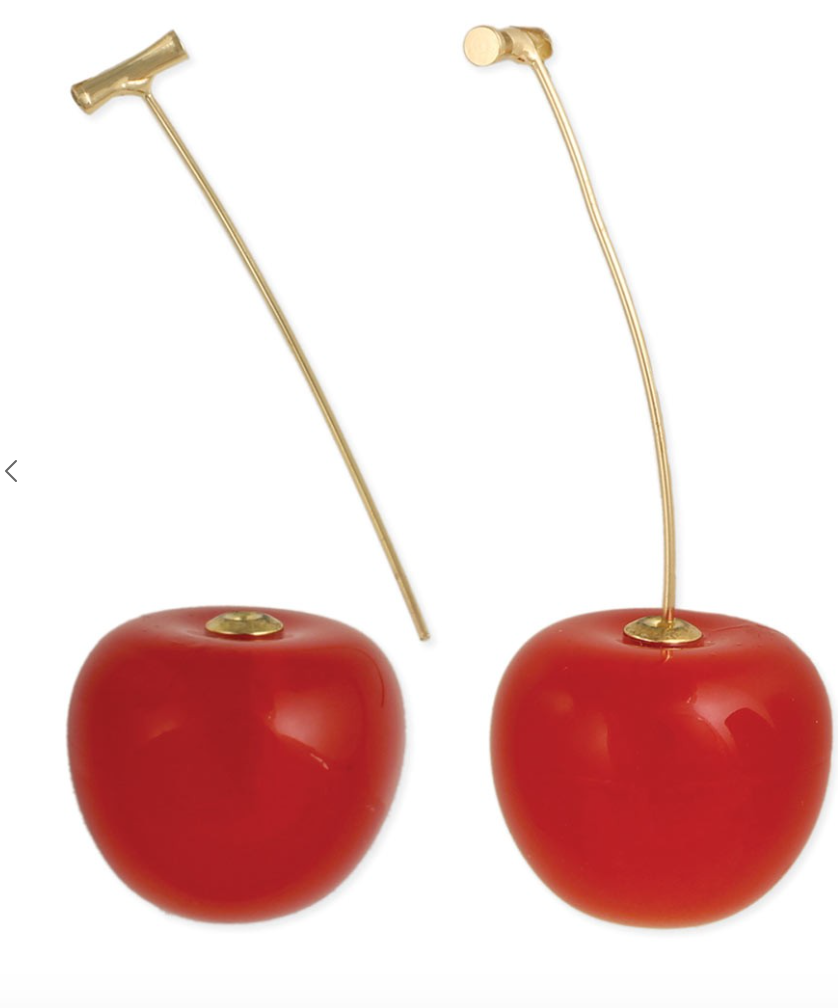 Cherry Drop Earrings