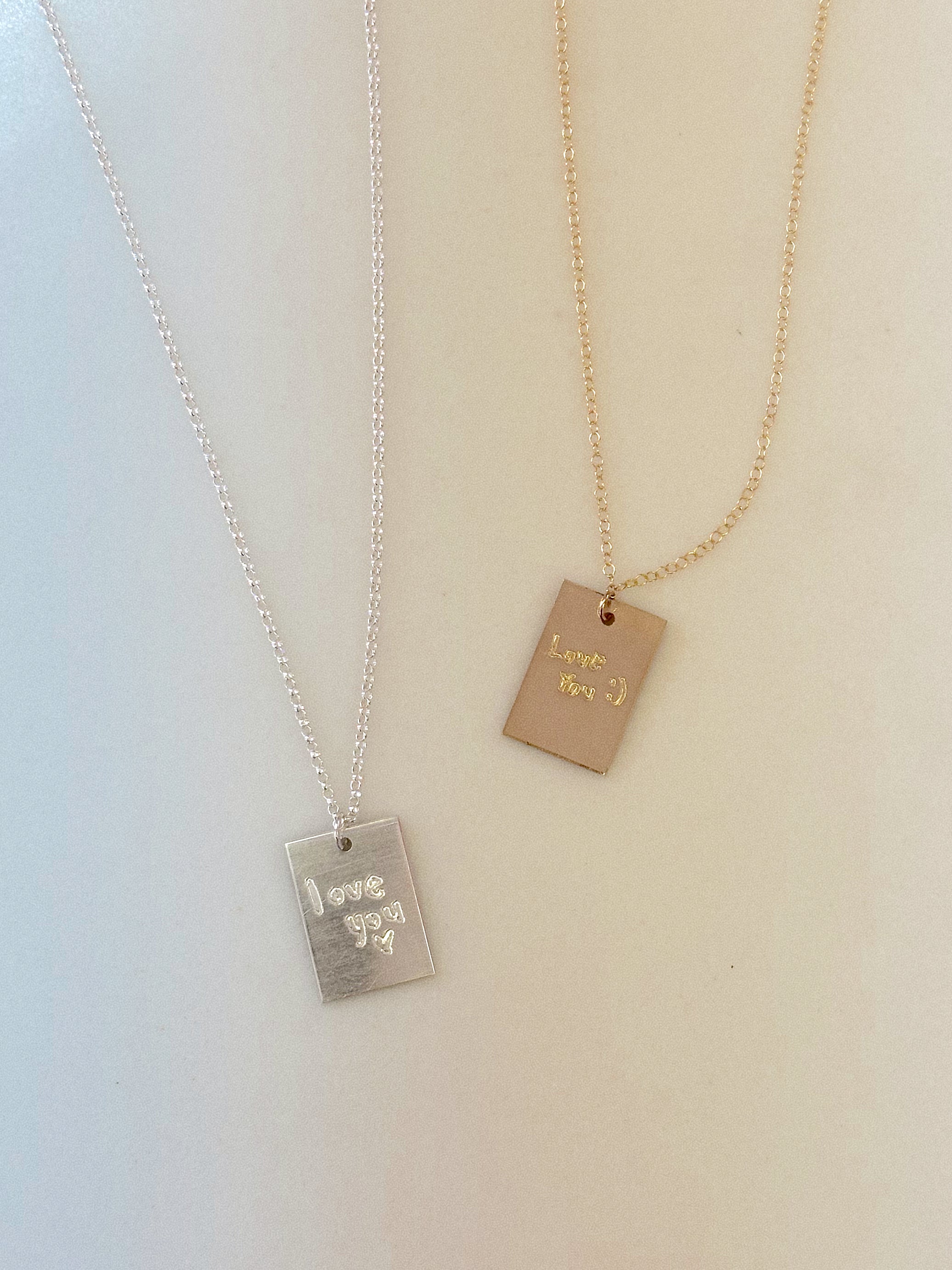 Custom Engraved Necklace