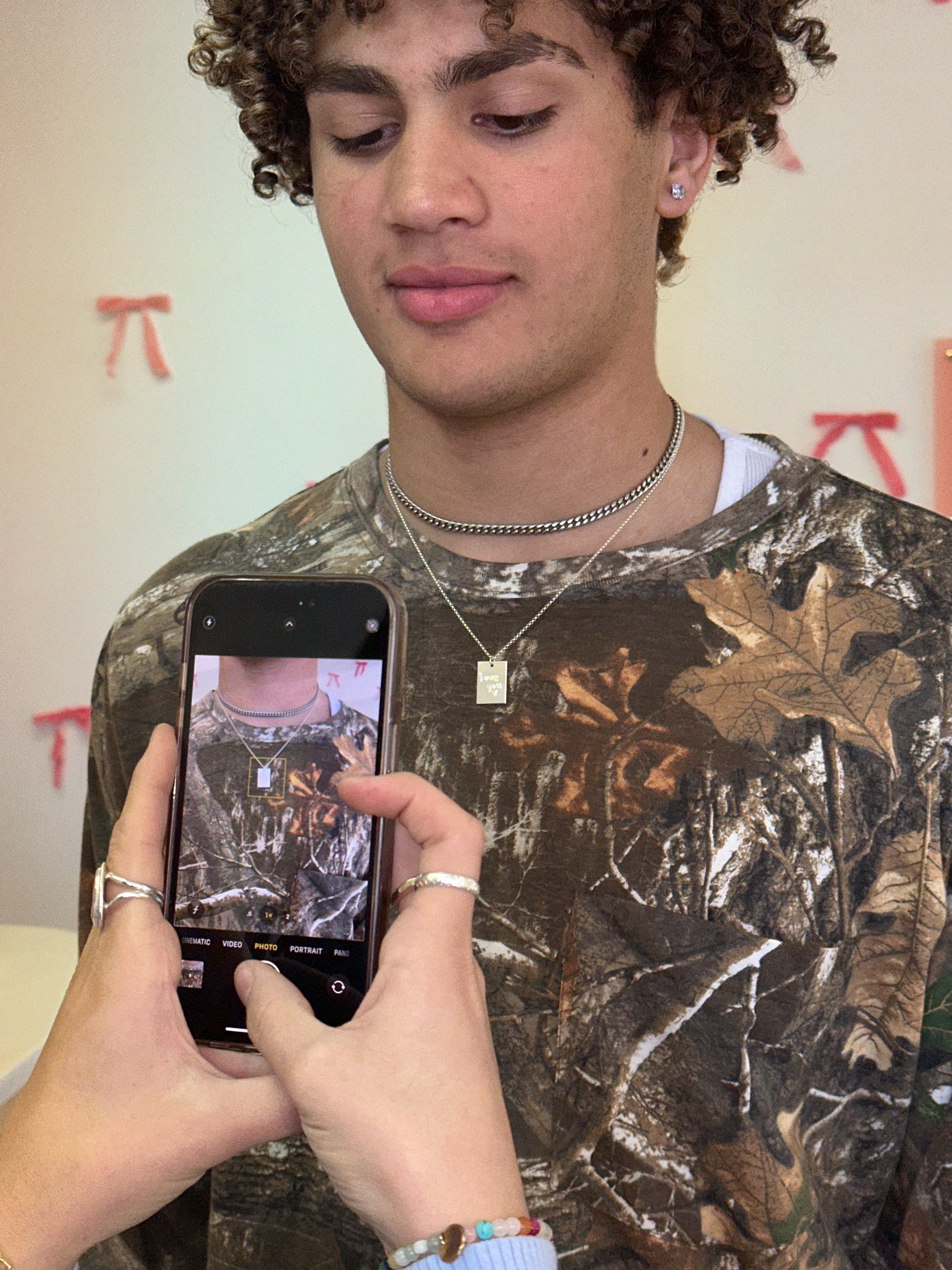 Custom Handwritten Engraved Necklace