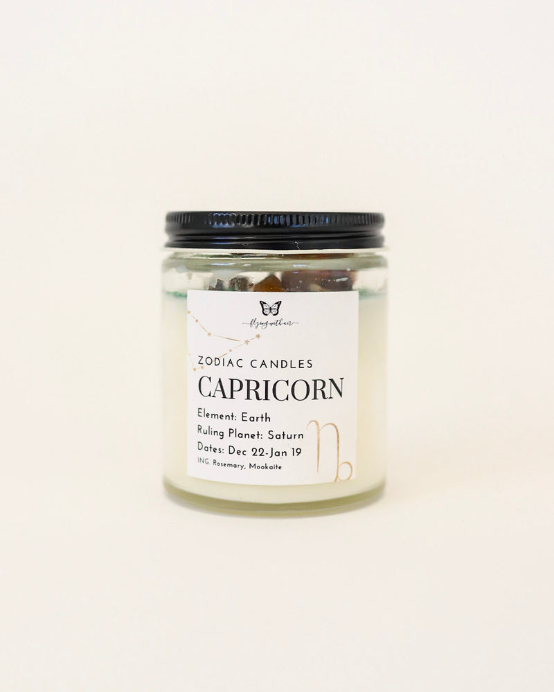 
            
                Load image into Gallery viewer, Zodiac Crystal Candle - Capricorn
            
        