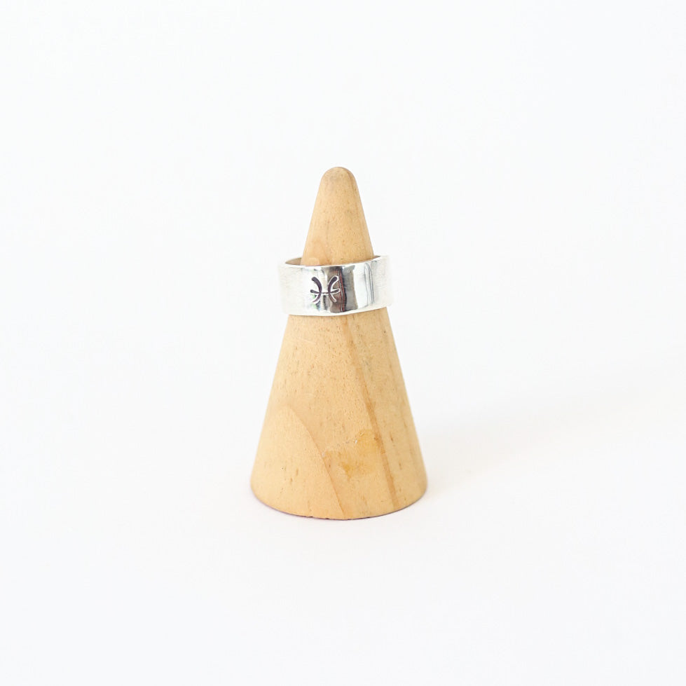 Custom Pisces Zodiac Sign Band