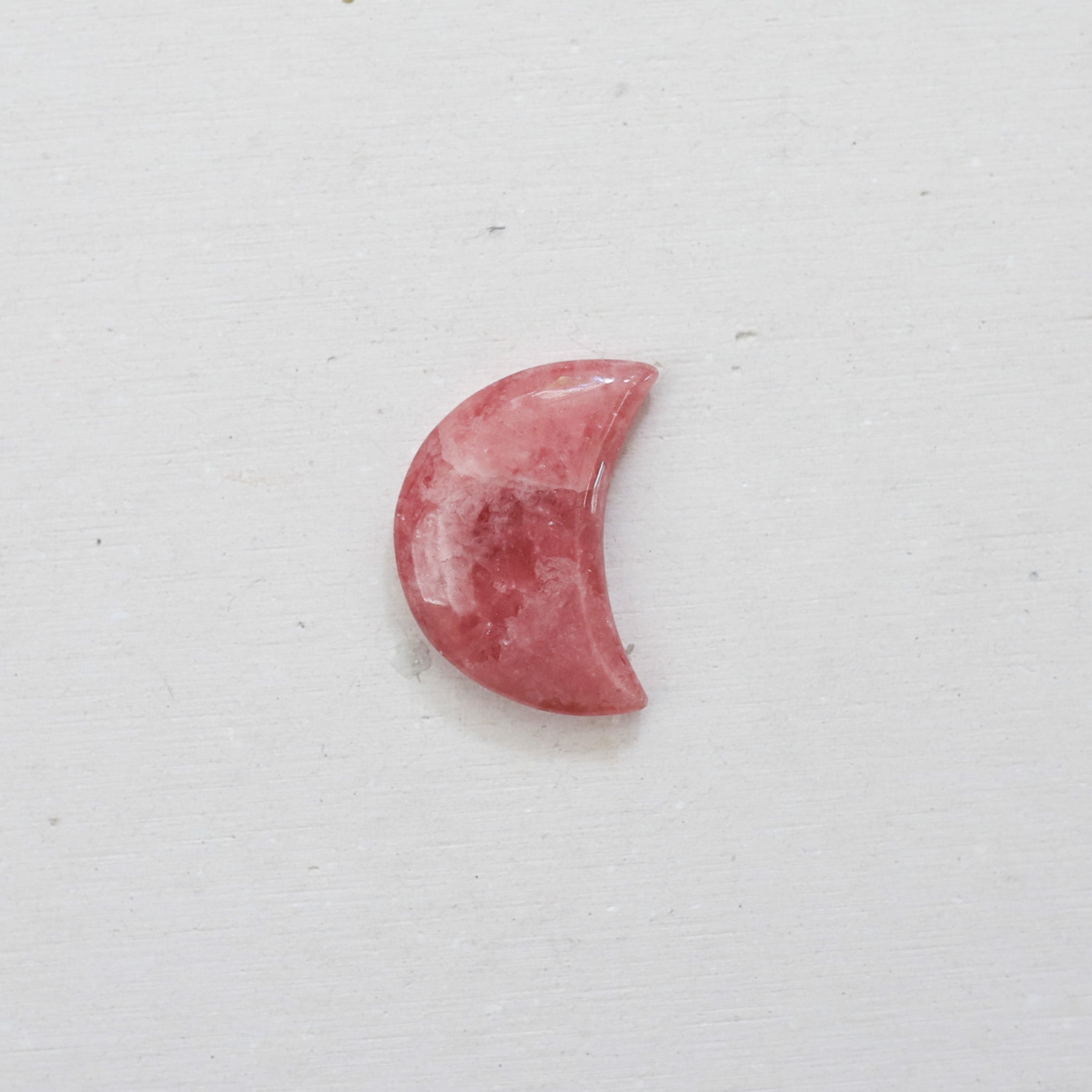 Custom Rhodochrosite Moon Ring