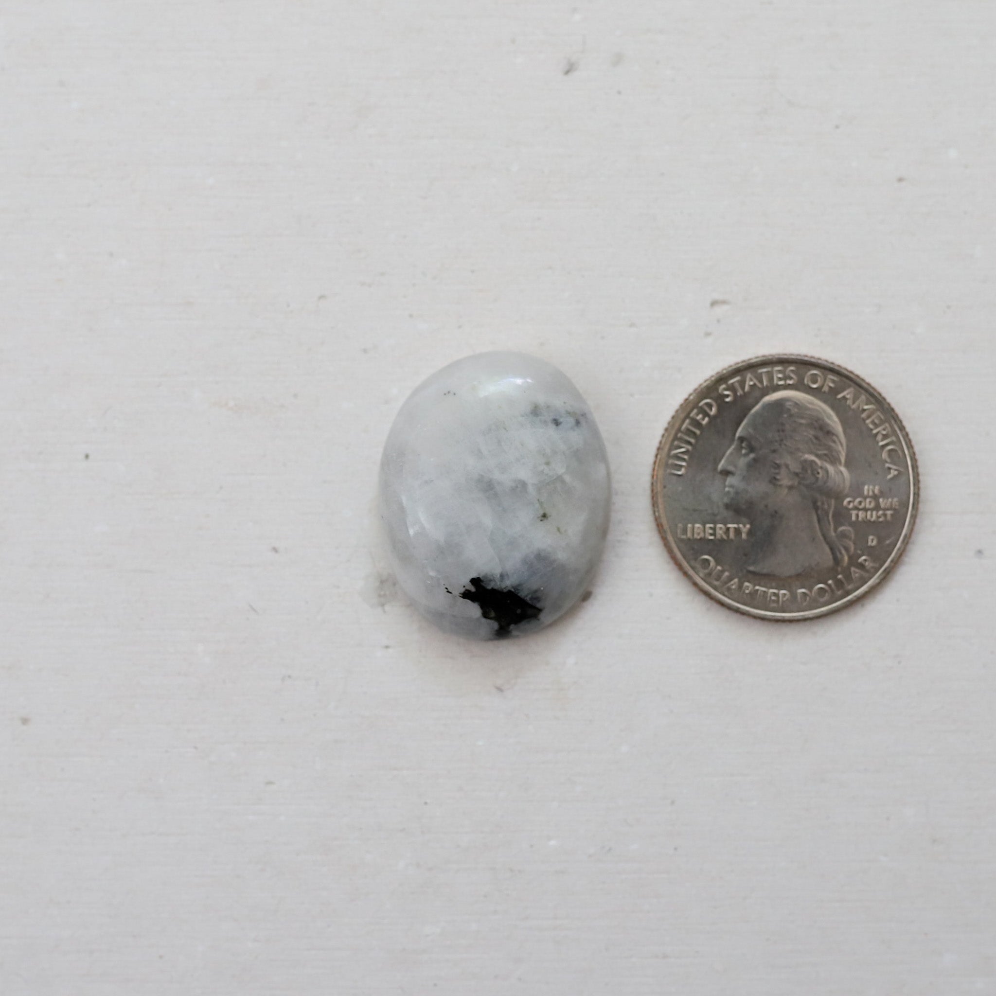 Custom Rainbow Moonstone Ring