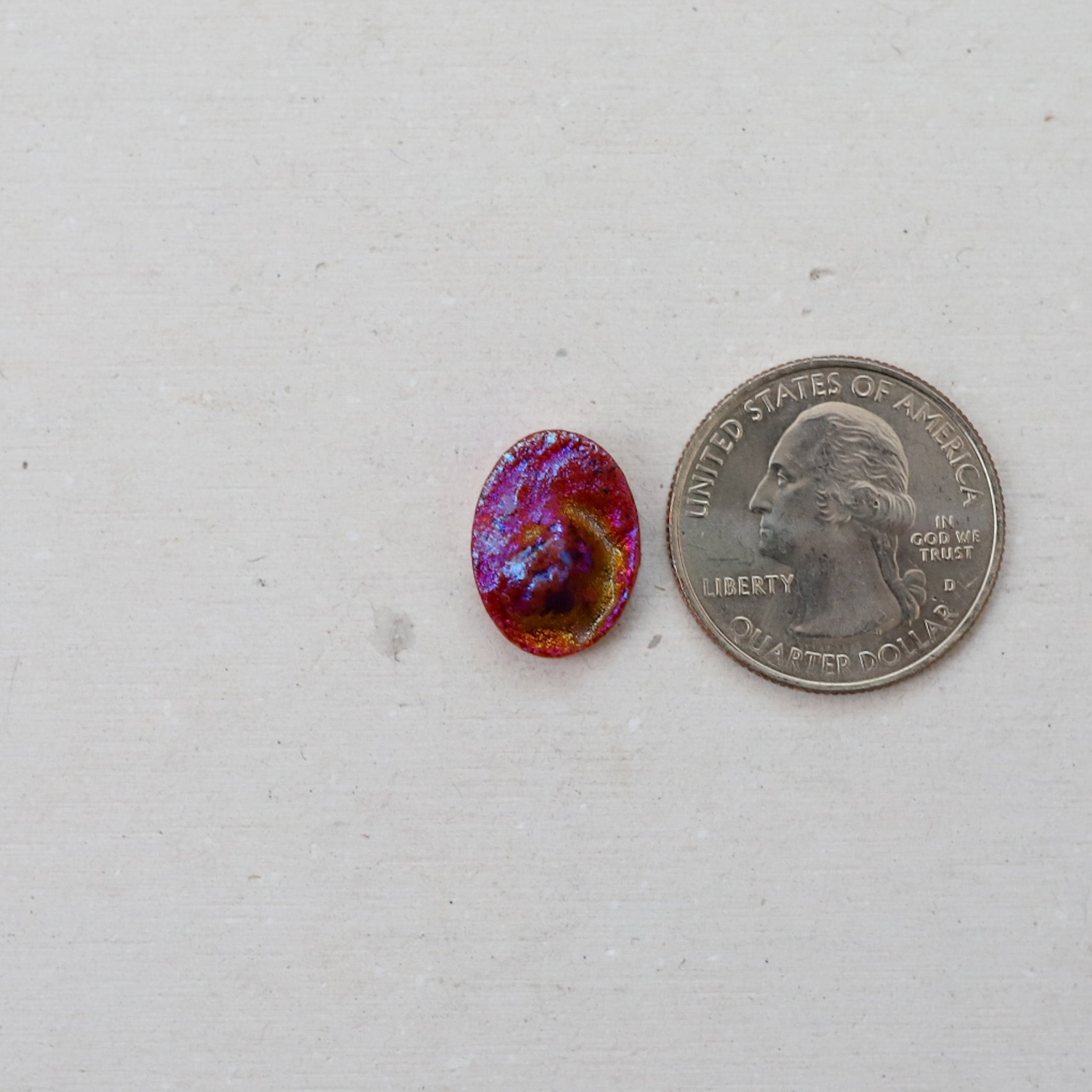 Custom Manufactured Druzy Ring