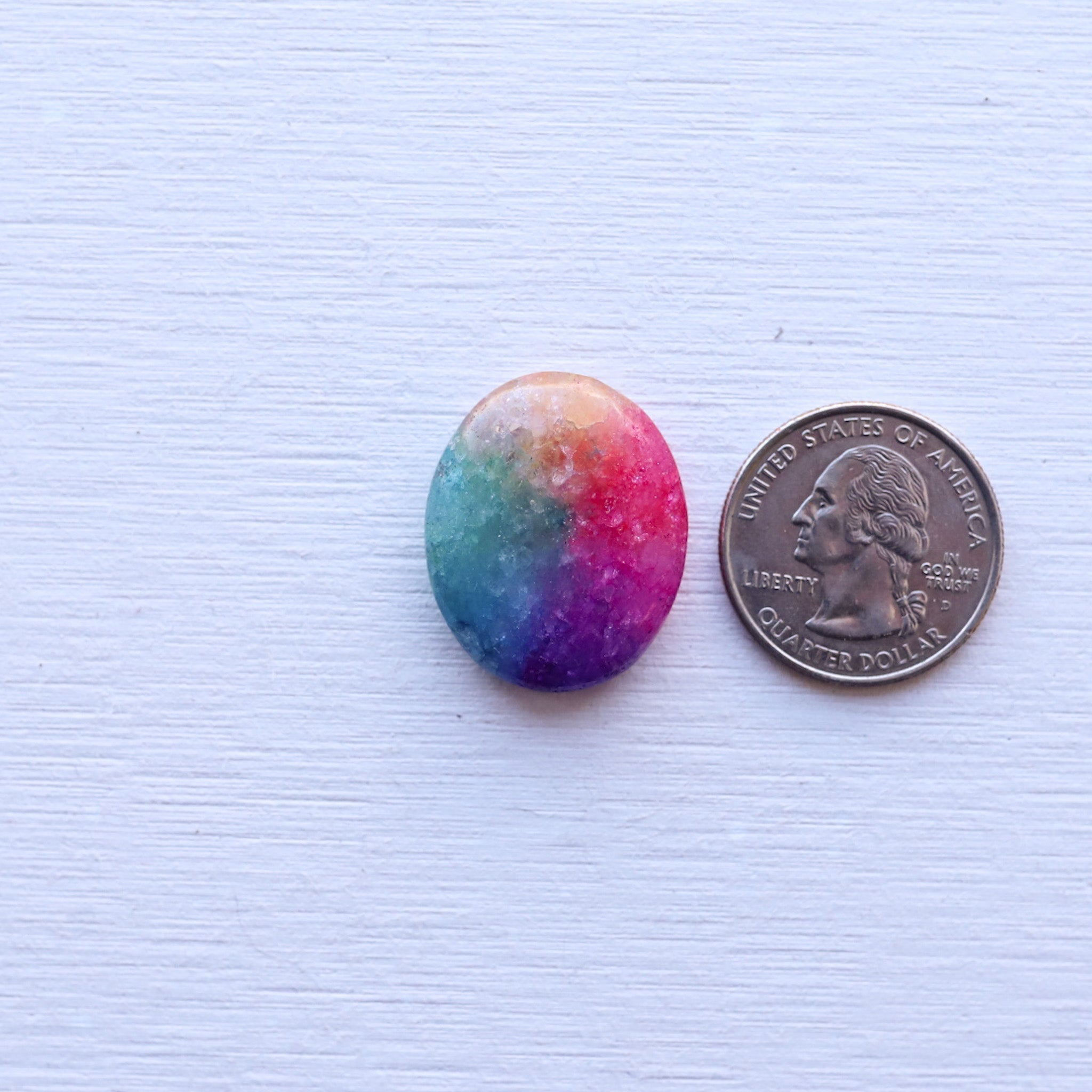 Custom Rainbow Quartz Ring
