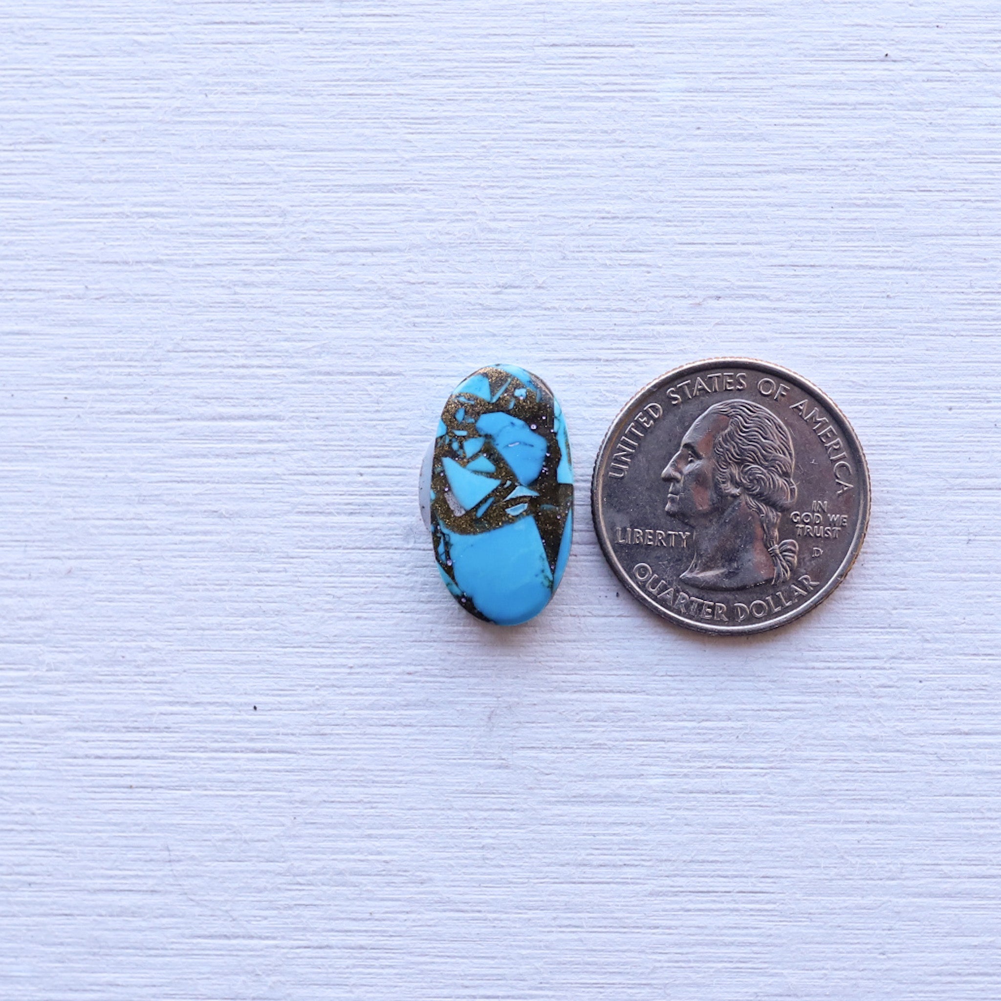 Custom Mojave Turquoise Ring