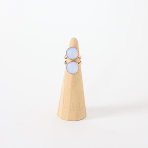 (3.25) Gold Opalite Ring