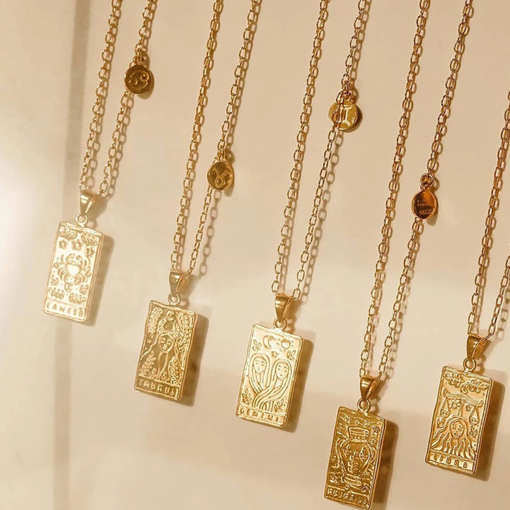 Zodiac Gold Necklaces